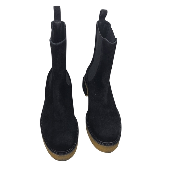 NEW FRAME Le Canon Chelsea Platform Boot Black Sz 8.5 - Picture 5 of 12